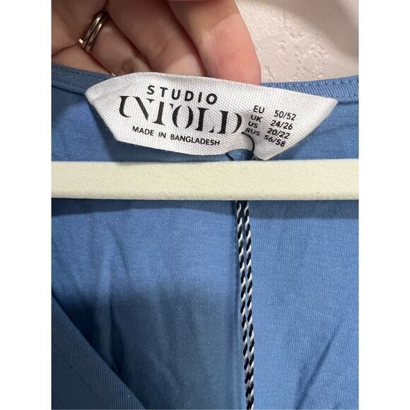 NWTs Studio Untold blue tie dress - Picture 4 of 4
